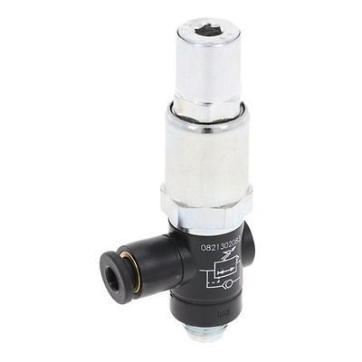 Régulateur de pression pneumatique mâle pour tube laiton polyamide série SR1