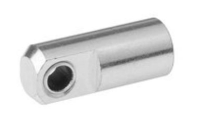Chape tige femelle acier gris série CM1 pour vérin pneu C12P Bosch-Rexroth