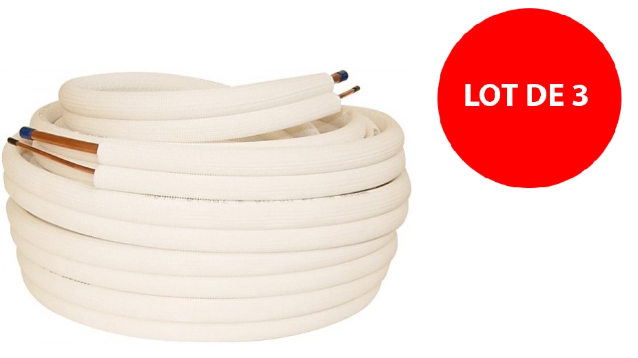 Lot de 3 couronnes de 20 ml bi-tube cuivre frigo M1 