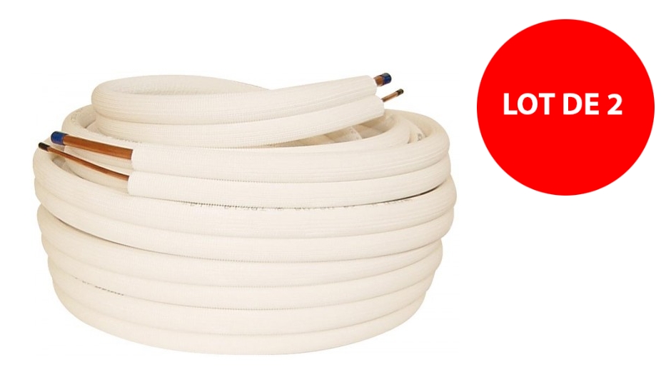 Lot de 2 couronnes de 50 ml bi-tube cuivre frigo M1 