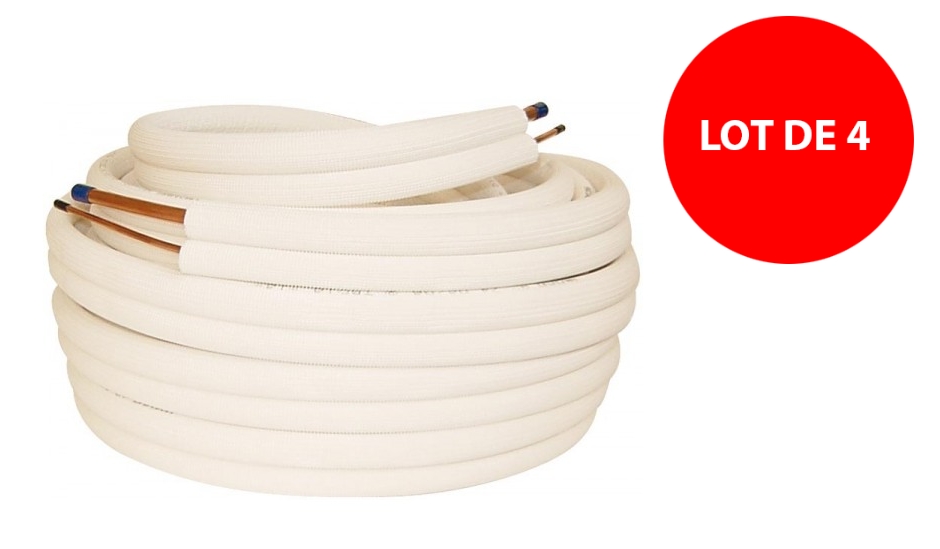 Lot de 4 couronnes de 50 ml bi-tube cuivre frigo M1 