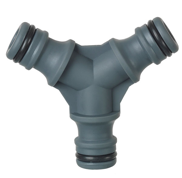 Jonction Y triple embout mâle - plastique - PRA/RV Ribimex