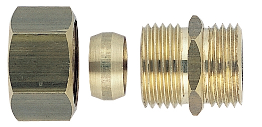 Raccord droit bicône M 