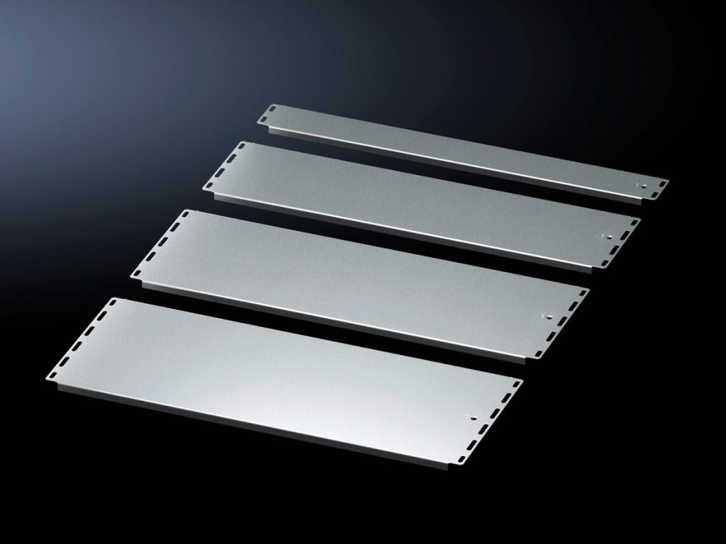 Plaque passe-câbles, pour armoire électrique VX, en tôle d'acier, L800 P75 Rittal