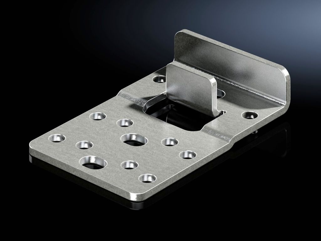 Fixation pour plaque de montage VX25 type B acier zingué chromaté Rittal