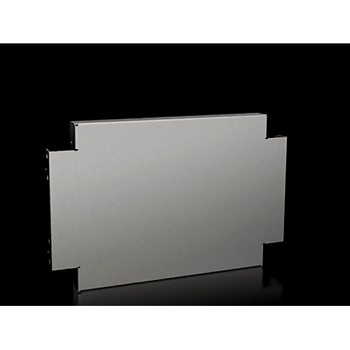 Plaques de socle latérales VX, H200mm, acier inoxydable Rittal