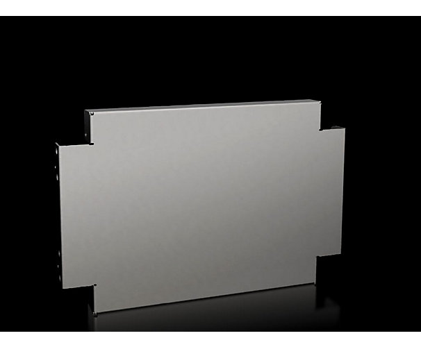 Plaques de socle latérales VX, H200mm, acier inoxydable Rittal