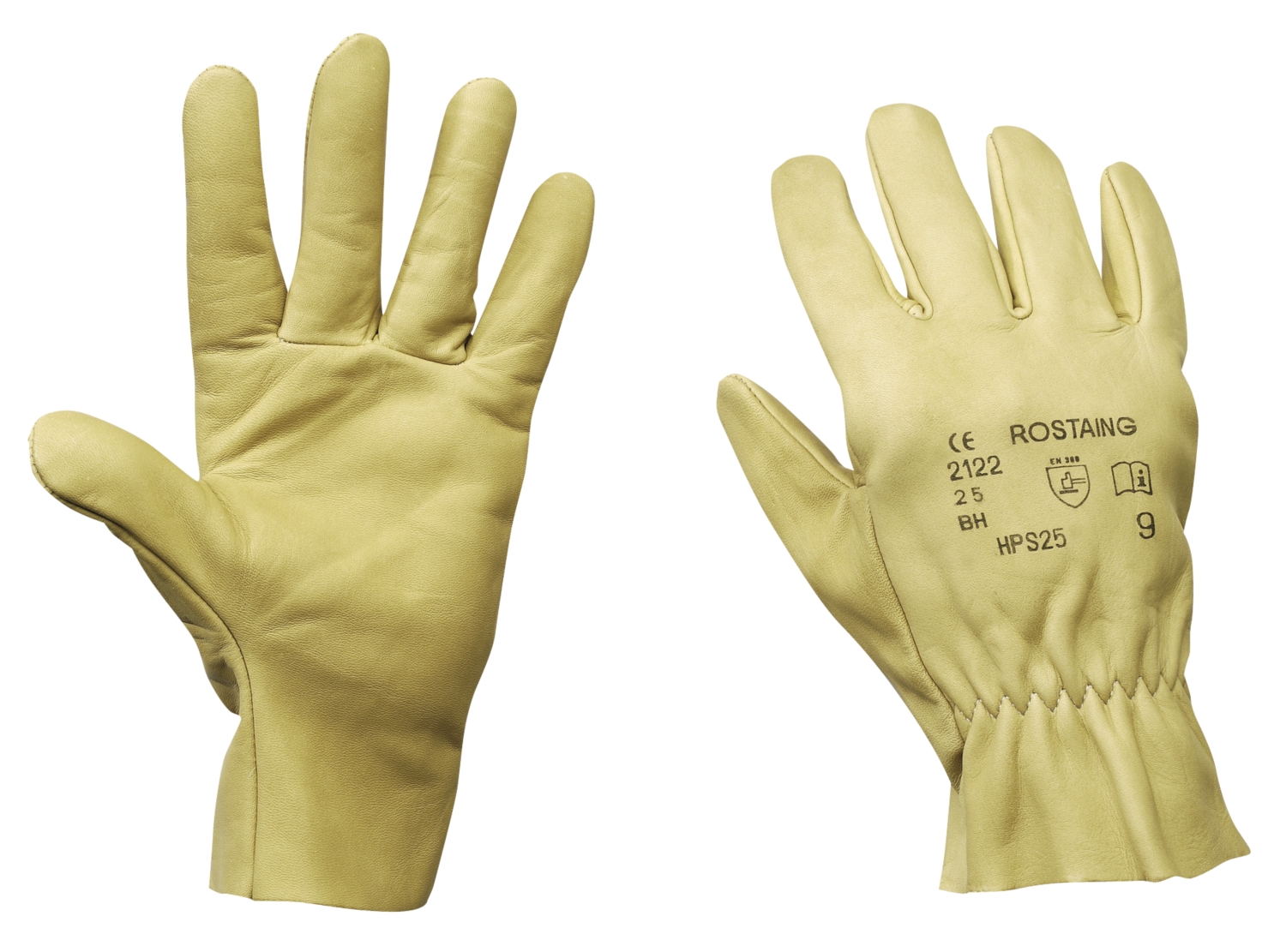 Gant de manutention ROSTAING tout cuir ideal en milieu humide EPS25A Gants  pour Professionnels‎