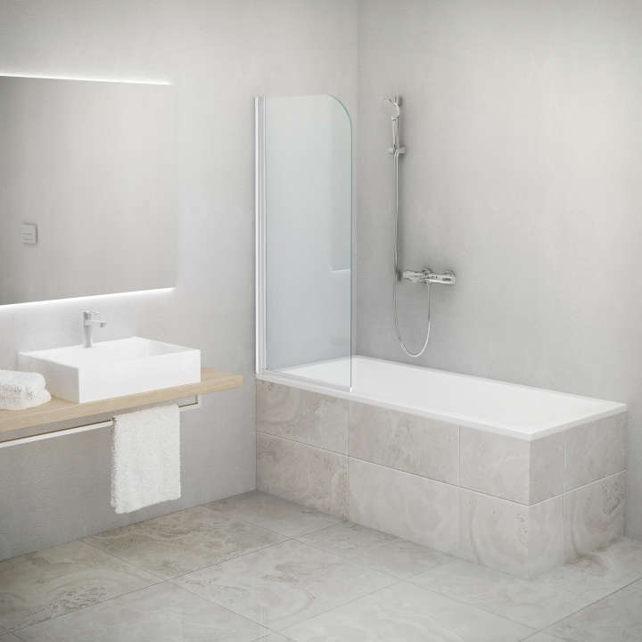 Pare-baignoire Equi 1 volet - Epaisseur 4 mm Roth France