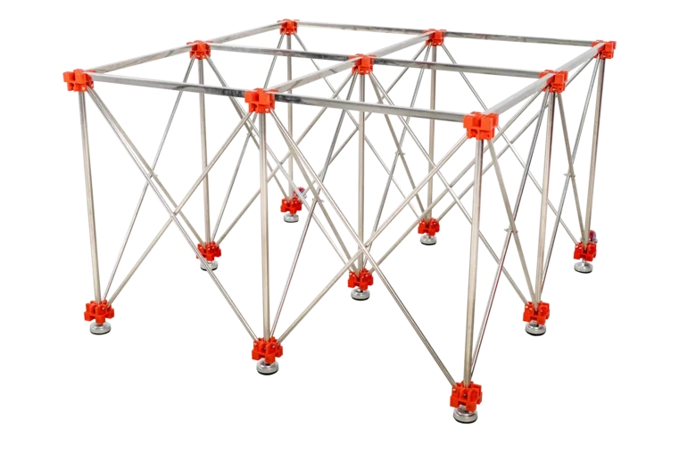 Table de travail rétractable 120 x 120 cm