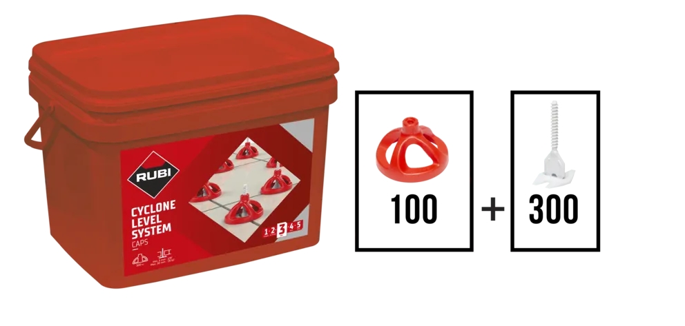 Kit système de nivellement cyclone Rubi
