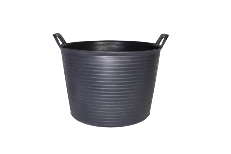 Auge en plastique Flextub Noir 40L