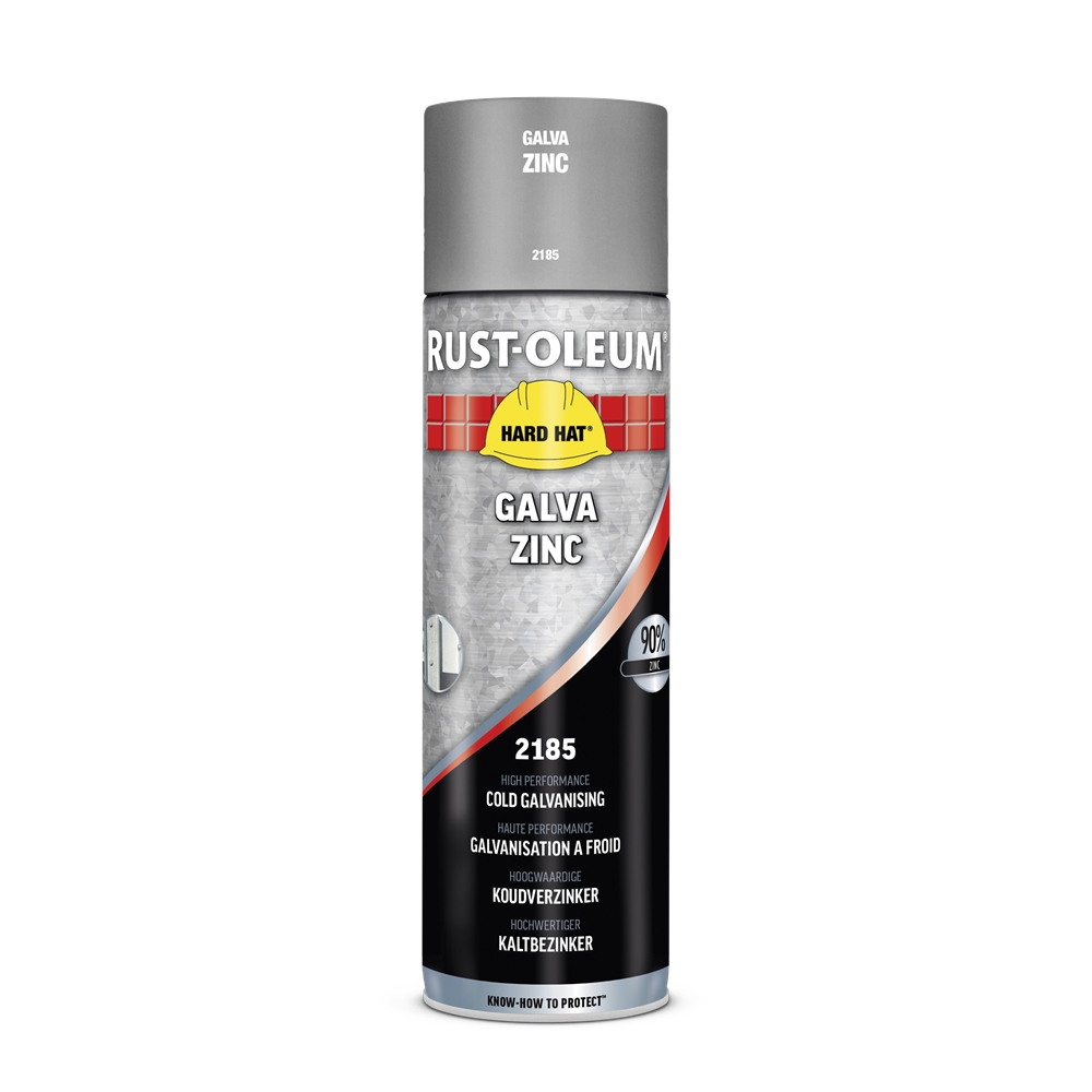 Peinture aérosol galva zinc - Gris mat 500 ml Rust Oléum