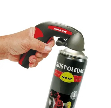 Poignée Confort Spray Grip - Pour aérosols Hard Hat Rust Oléum