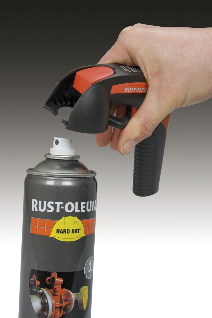 Poignée Confort Spray Grip - Pour aérosols Hard Hat Rust Oléum