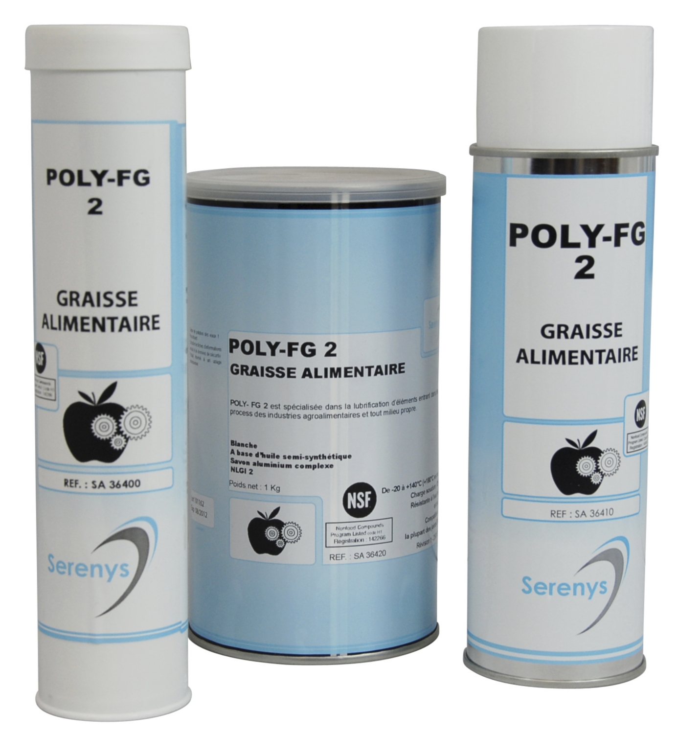  Graisse polyvalente alimentaire Poly FG 2 