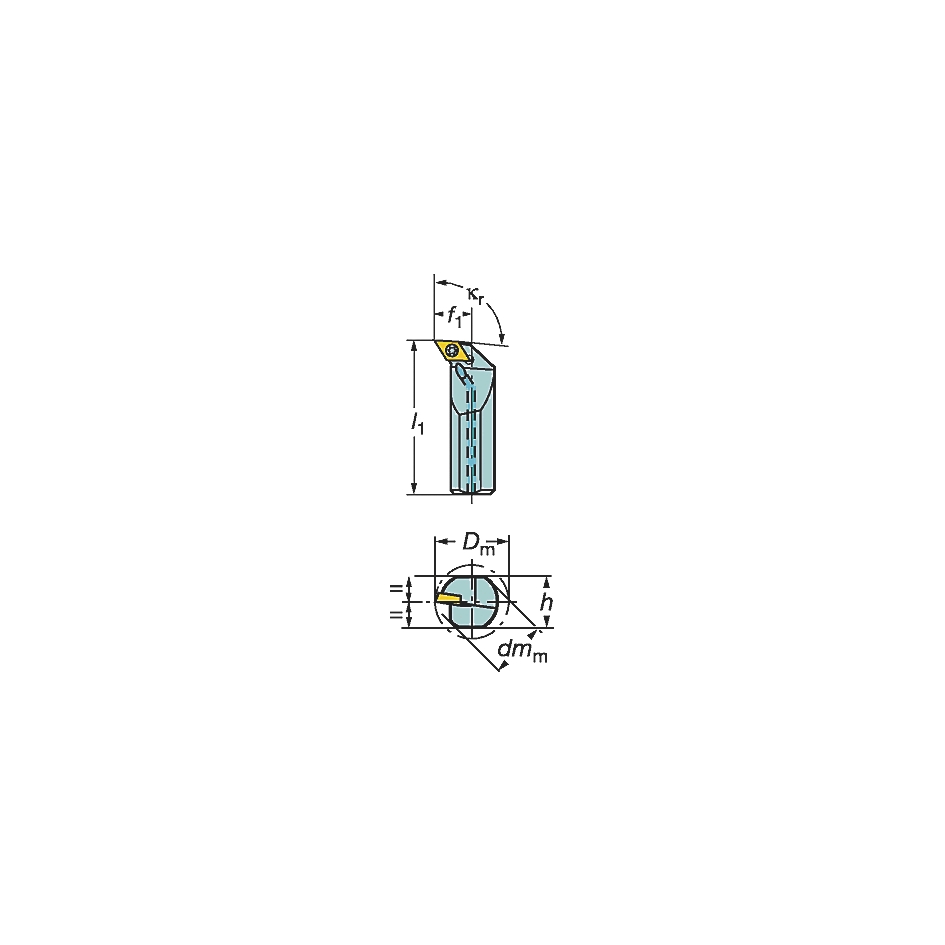 Barres d’alésage Coroturn 107 DC T 11 T3 Sandvik Coromant