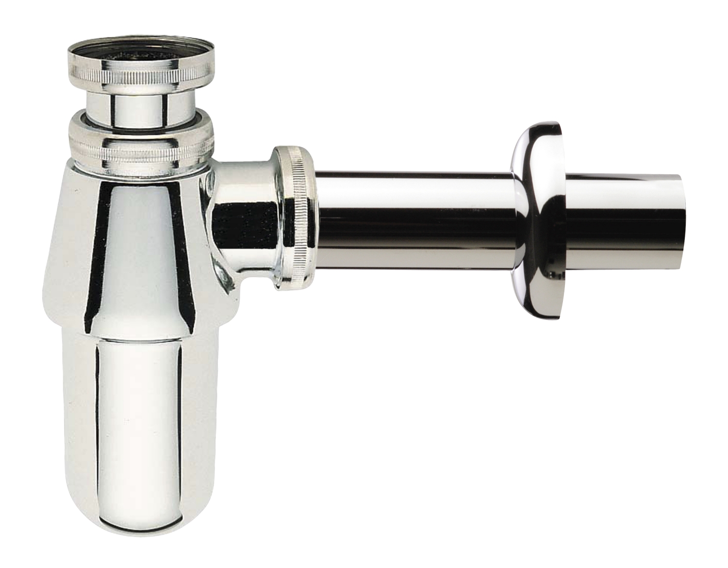 Siphon lavabo laiton avec sortie murale C2910 202020 Nicoll