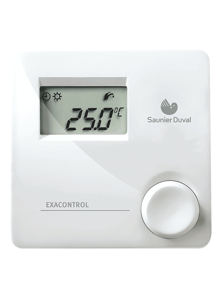 Thermostat d'ambiance filaire auto-alimenté Exacontrol E