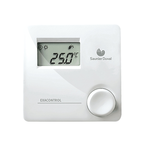 Thermostat d’ambiance filaire auto-alimenté Exacontrol E Saunier Duval