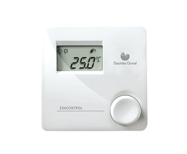Thermostat d’ambiance filaire auto-alimenté Exacontrol E Saunier Duval