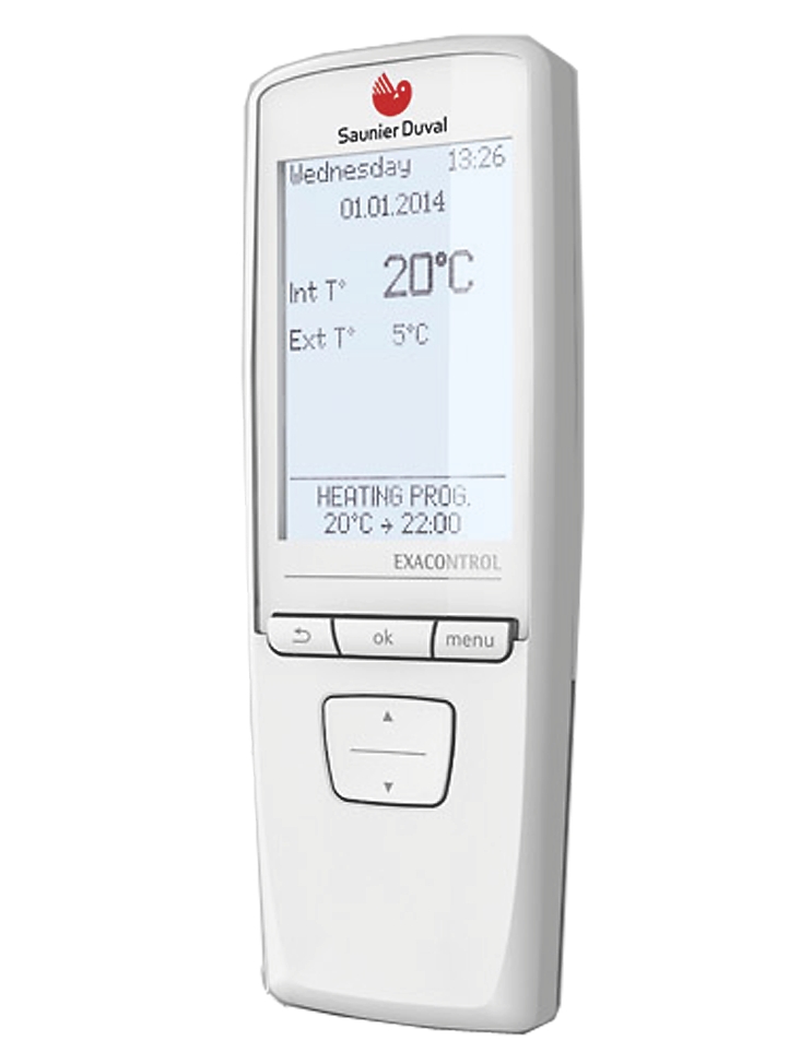  Thermostat d'ambiance programmable radio Exacontrol E7R BB 