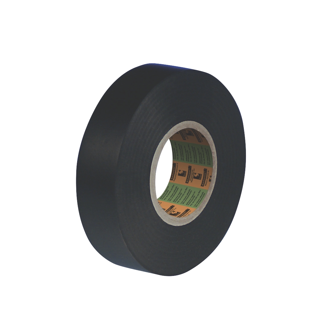 Adhésif vinyle plastifié 2705 largeur 19 mm Noir Scapa
