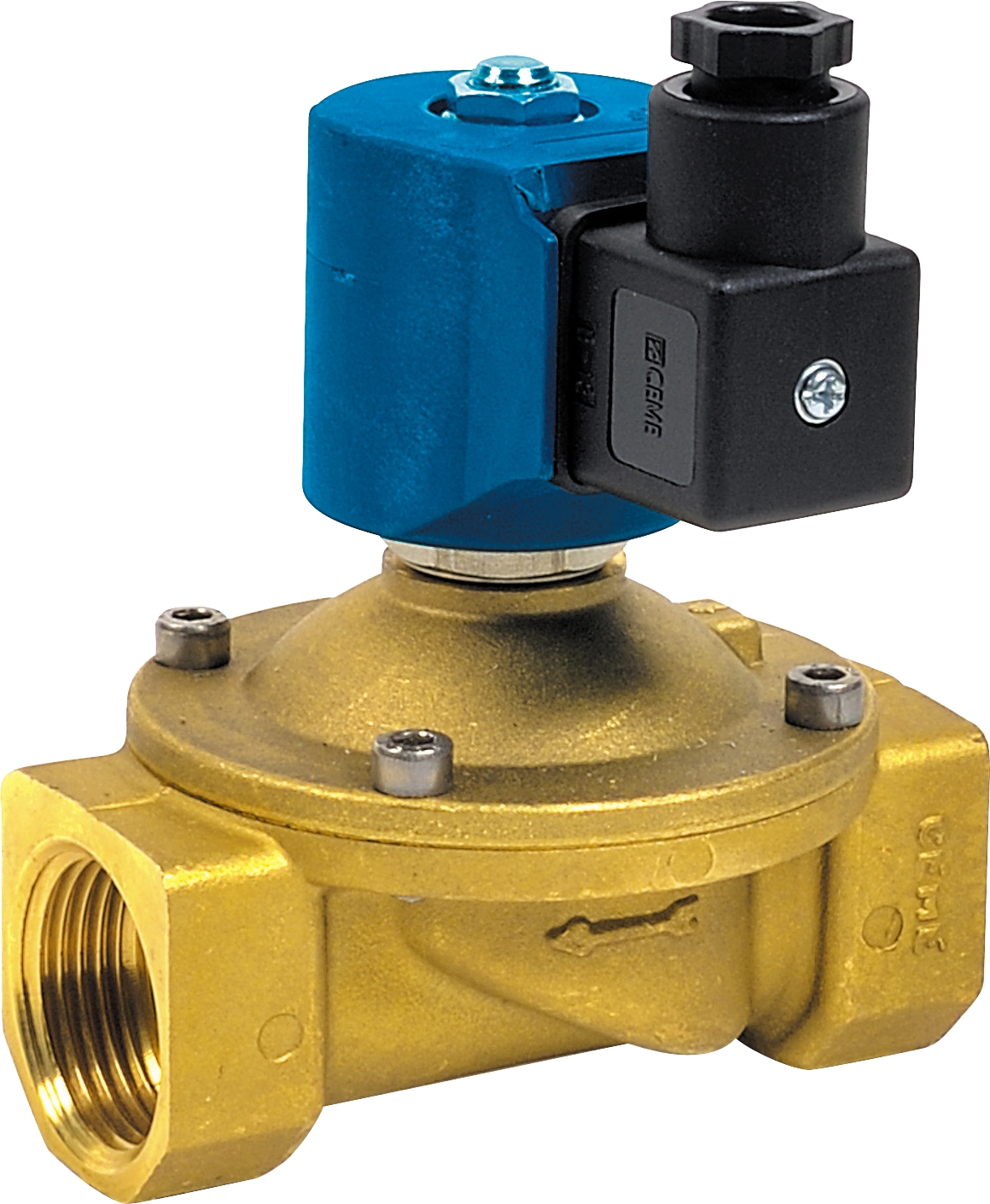 Electrovanne commande directe 2/2 NF laiton joint NBR série VSO84 Sectoriel