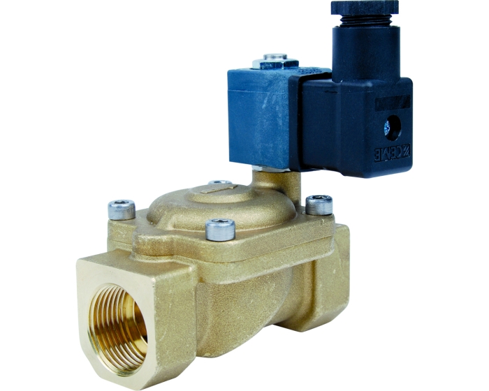Electrovanne commande assistée 2/2 NF laiton joint NBR série ESM85 Sectoriel
