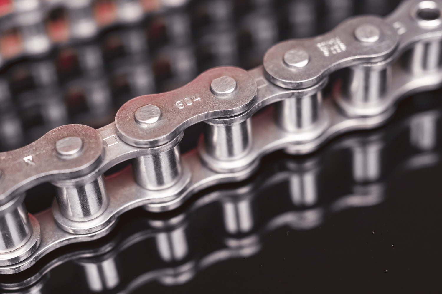 Chaines à rouleaux Alpha Inox ISO série Alpha Inox