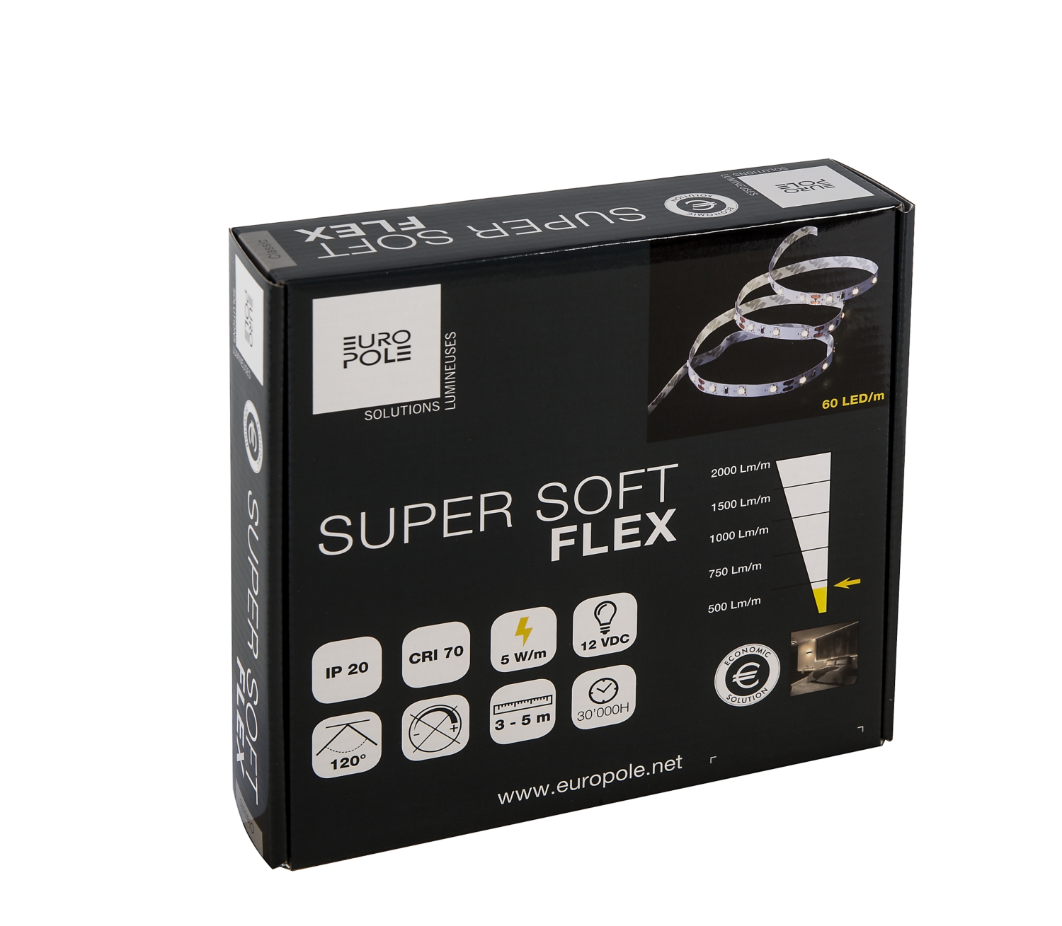  Pack bandeau Led Super Soft Flex - 5 m -5 W/m 