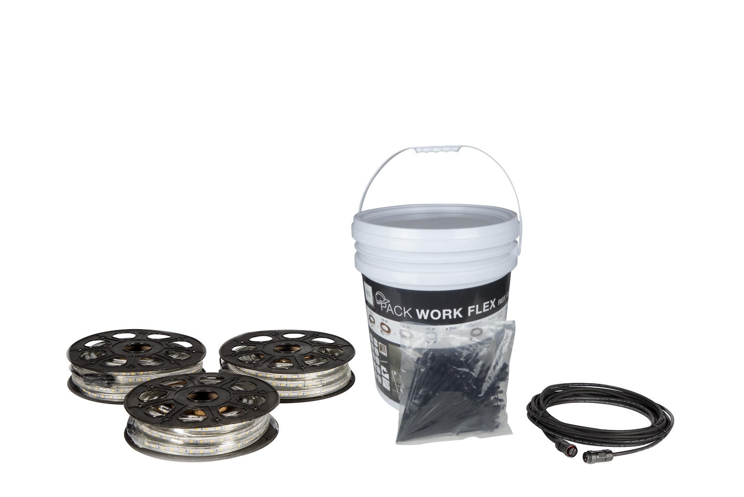 Pack Work Flex - 3 x 10 m + Accessoires + Seau Europole