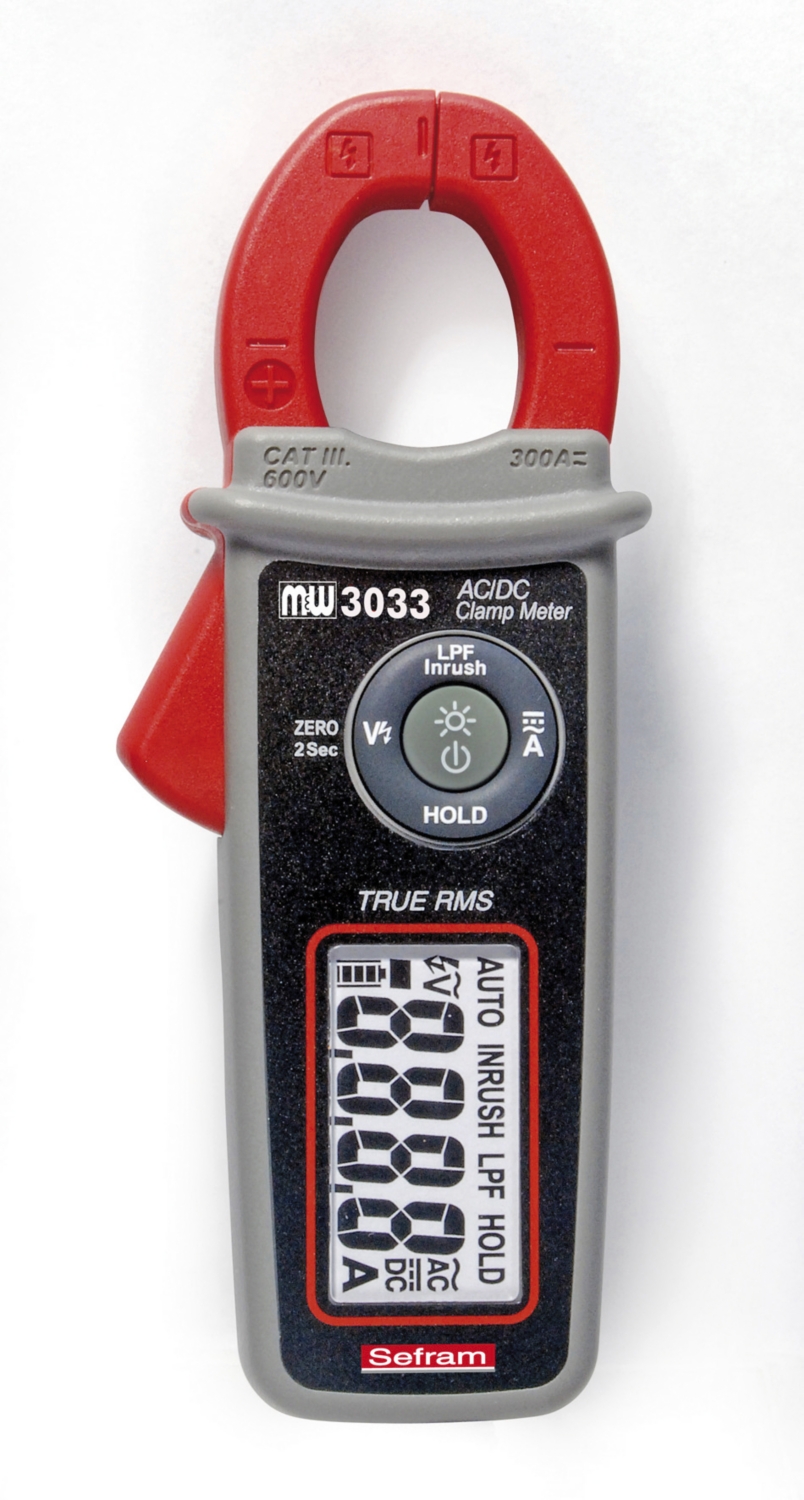 Mini pince ampèremétrique 300A AC et DC Sefram
