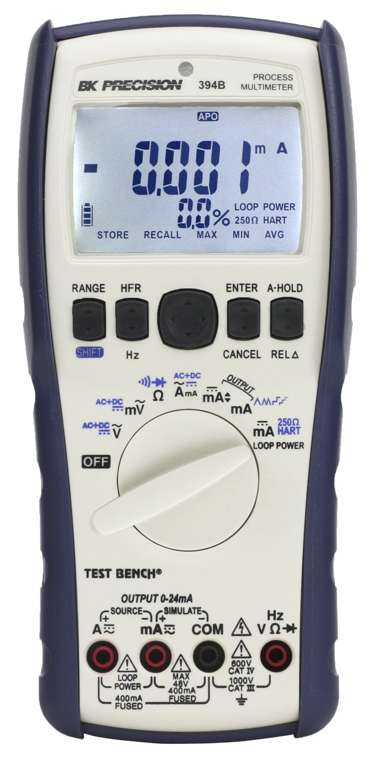 Multimètre process et calibrateur de boucle