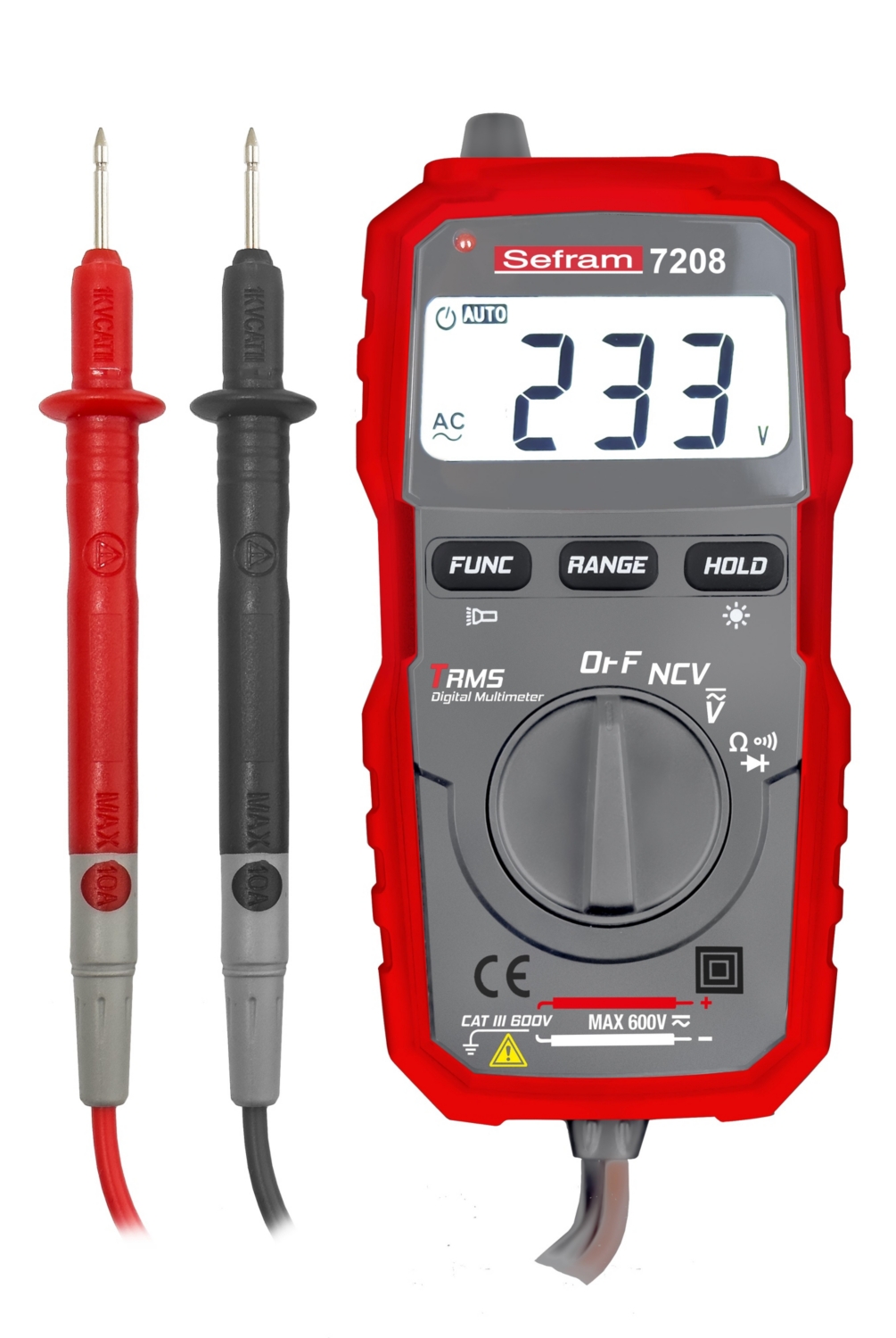 Multimètre compact de poche 7208 TRMS