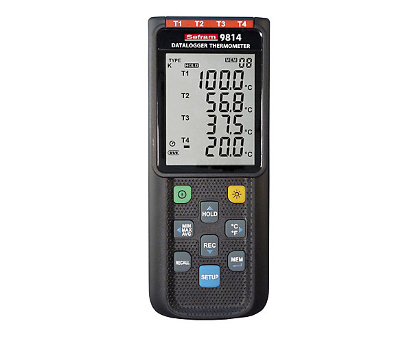 Thermomètre numérique enregistreur 9814 Sefram