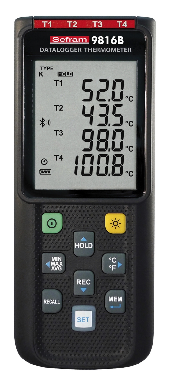 Thermomètre numérique 9816B Sefram
