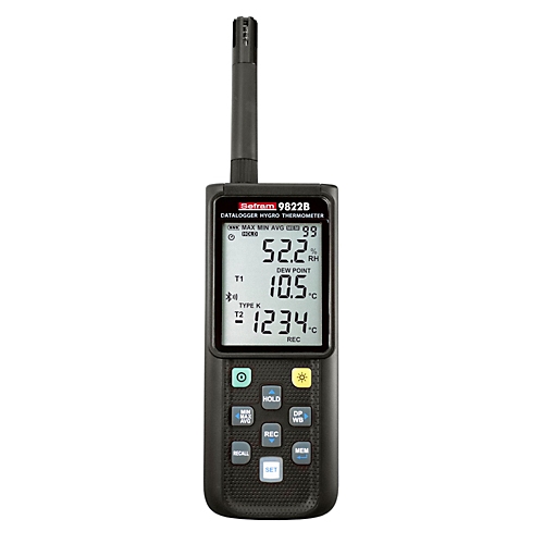 Thermo-hygromètre numérique enregistreur portable Bluetooth SEFRAM 9822B Sefram