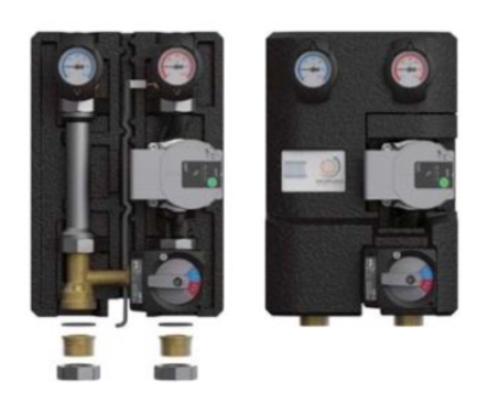  Groupe hydraulique 3 voies motorisé avec servomoteur - DN25 