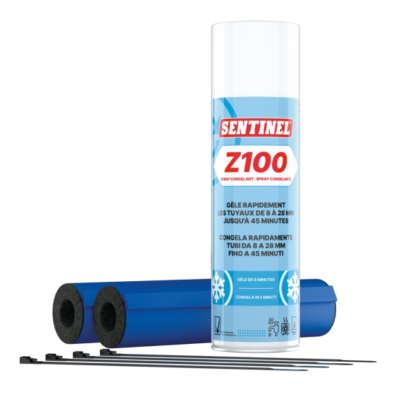 Kit complet spray Z100 congelant pour tuyauterie Sentinel