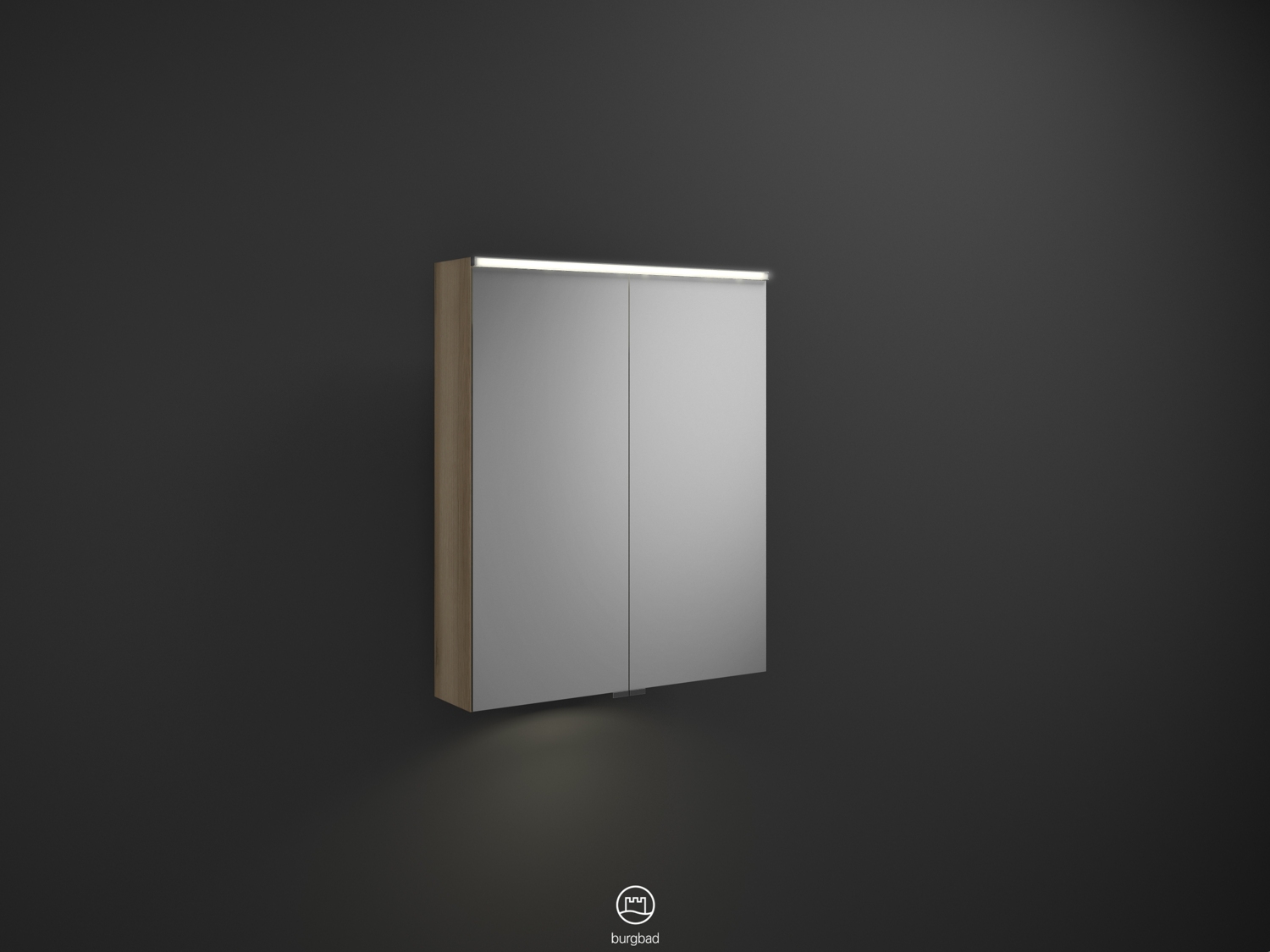 Armoire de toilette Eqio Smart Led avec éclairage du plan Burgbad