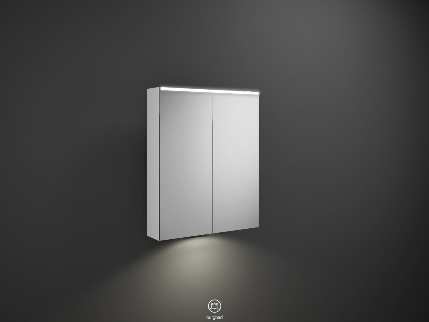 Armoire de toilette Eqio Smart Led avec éclairage du plan Burgbad