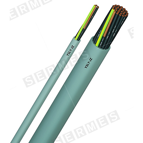Câble souple numéroté gaine PVC gris YSLY-JZ Sermes