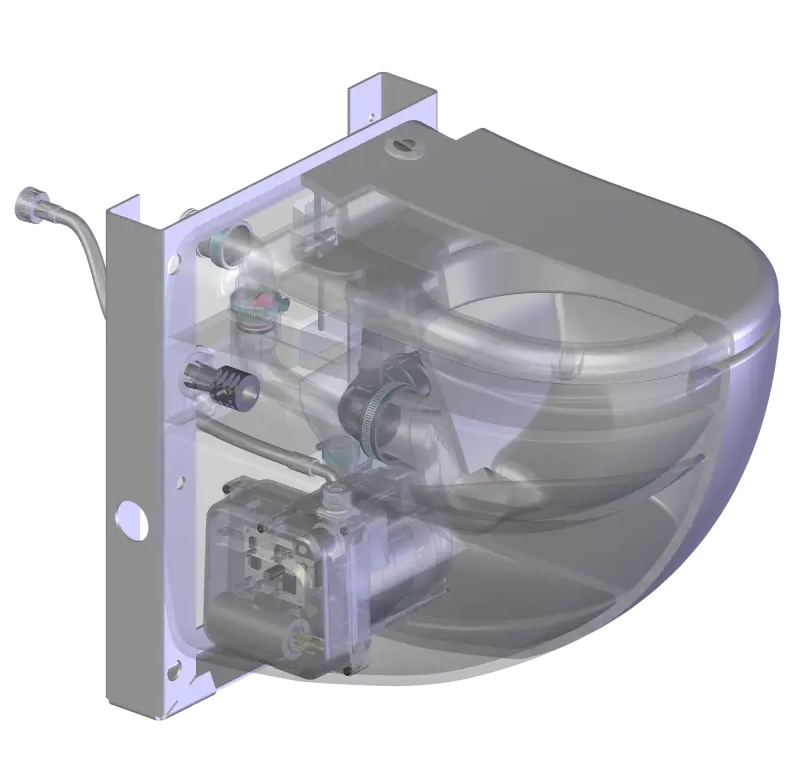 WC broyeur monobloc Sanicompact Comfort SFA