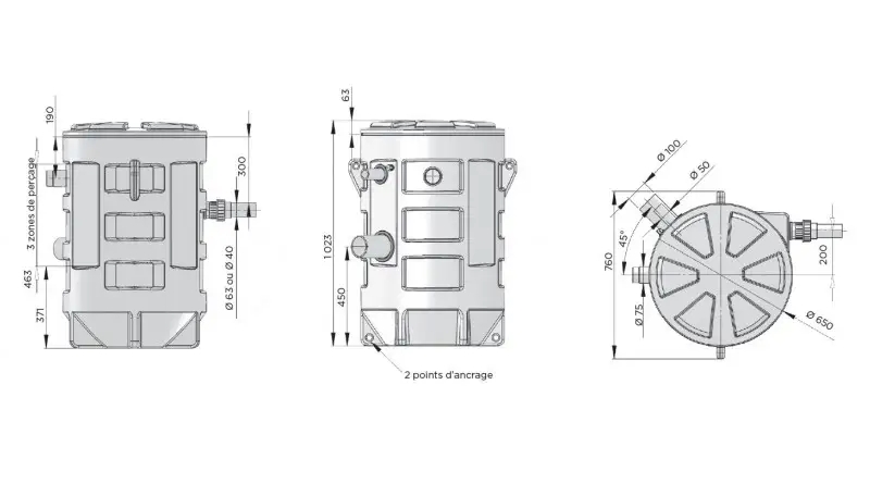 Station de relevage Sanifos 280 SFA