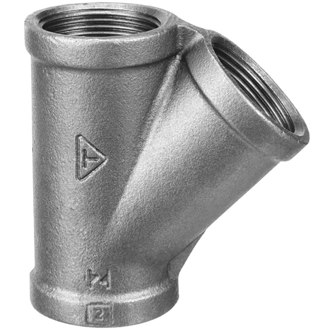 Distributeur Y égal 45° fonte noire F - Fig 165N