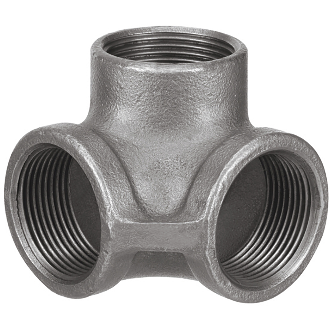 Distributeur coudé fonte noire - Fig 221N Sferaco