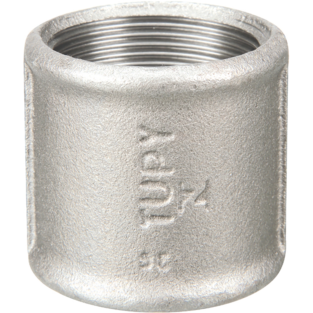Manchon égal filetage droite/gauche fonte galva FF - Fig 271