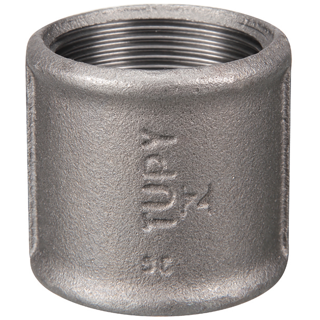 Manchon égal filetage droite/gauche fonte noire FF - Fig 271N