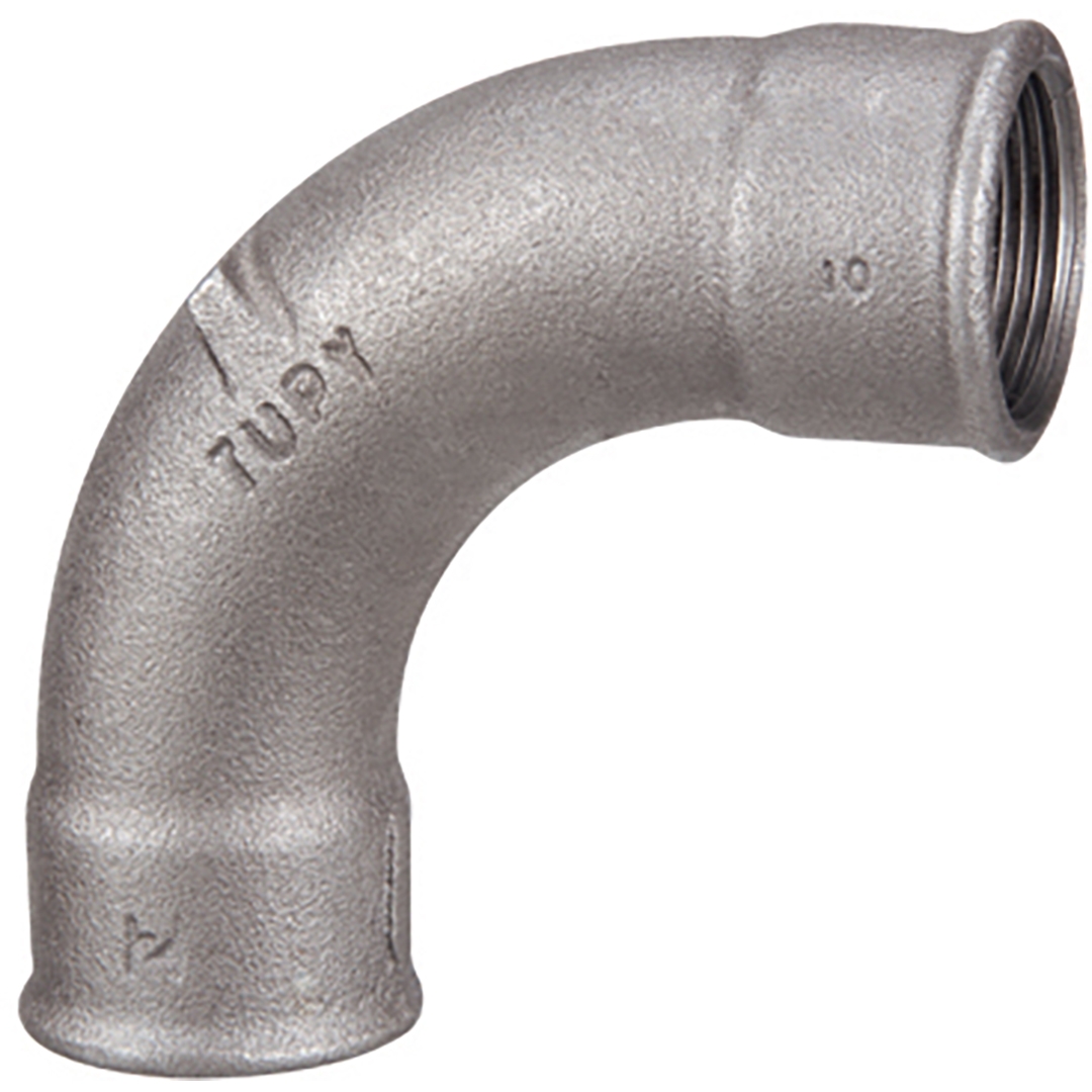 Courbe 90° fonte noire FF Sferaco